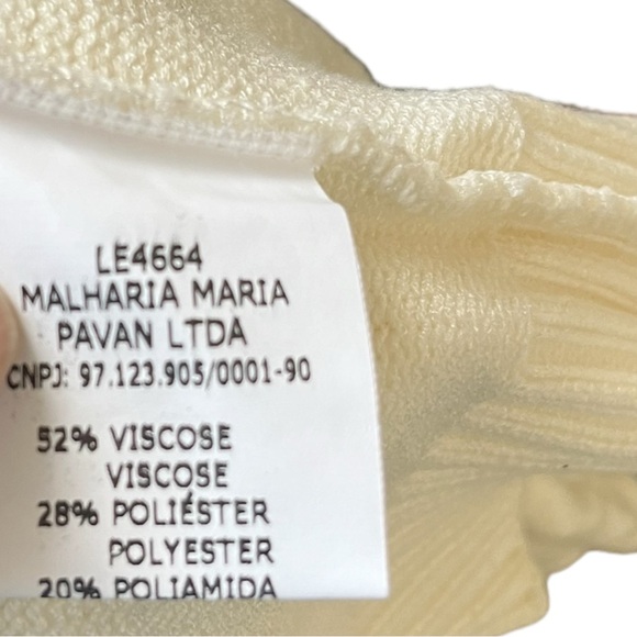 MARIA PAVAN SOFT WINTER WHITE KNIT TOP XS - Picture 8 of 11